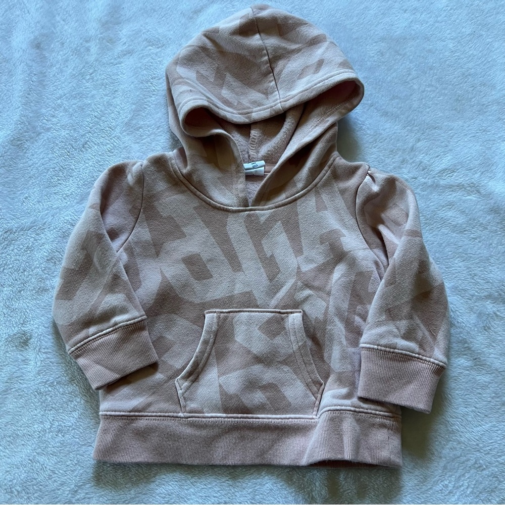 Gap Light Pink Patterned Hoodie